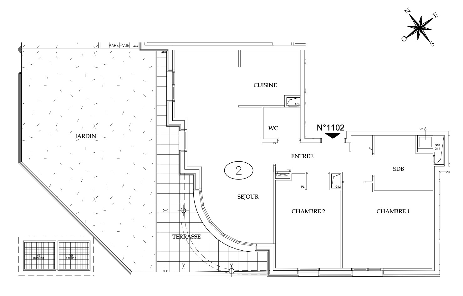 
                                                Vente
                                                 Appartement 3 pièces en Rez-de-Jardin - Suresnes