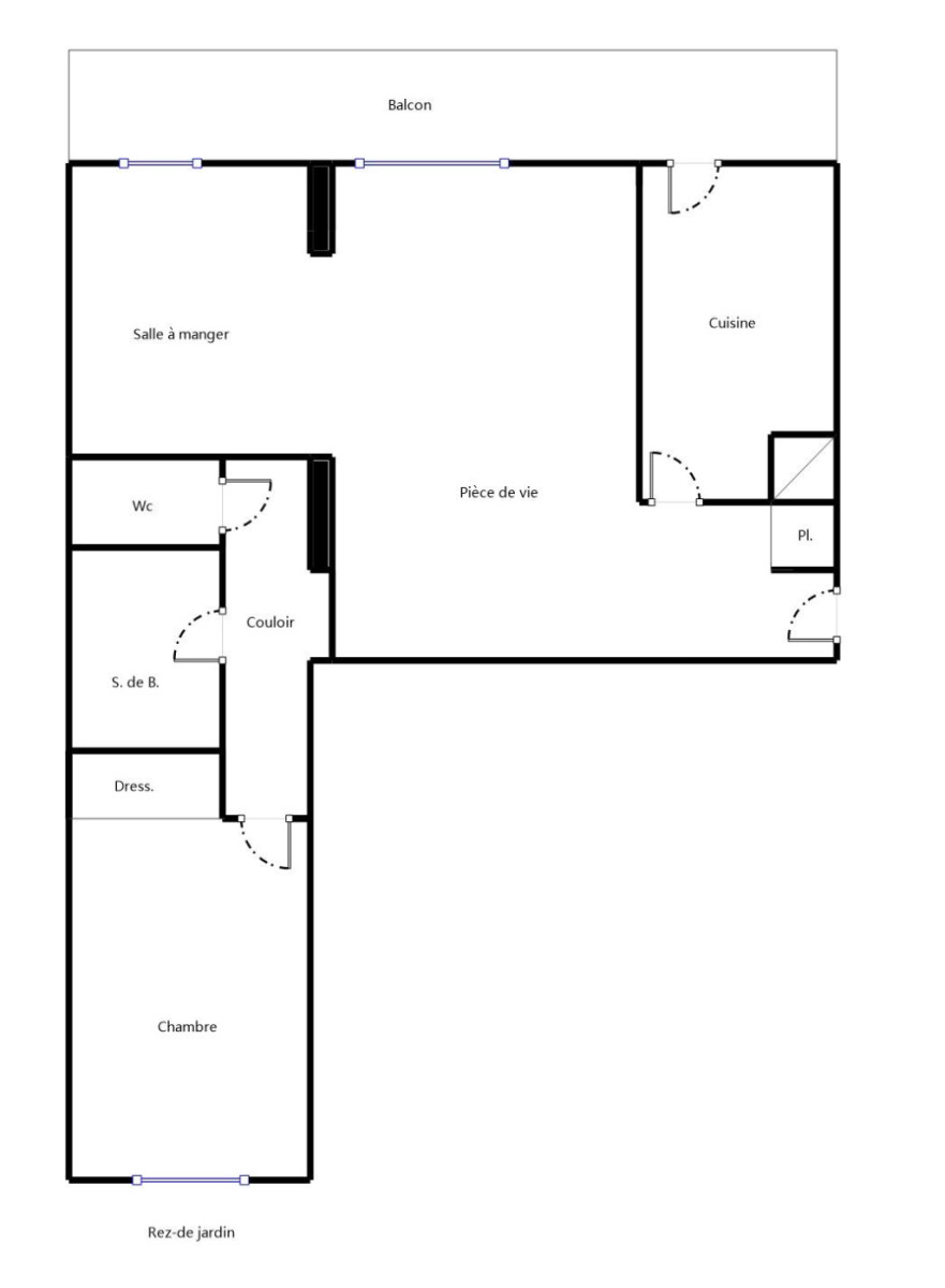 
                                                Vente
                                                 Appartement 3 pièces avec terrasse - Levallois