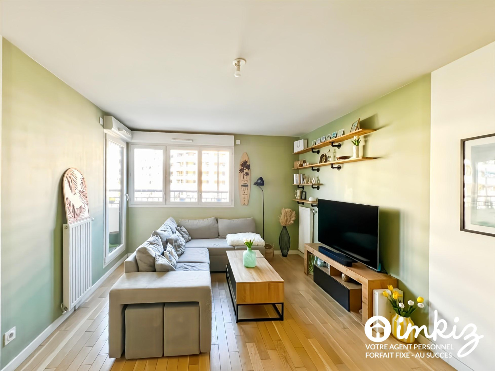 
                                                Vente
                                                 Appartement 3 pièces, balcon et parking