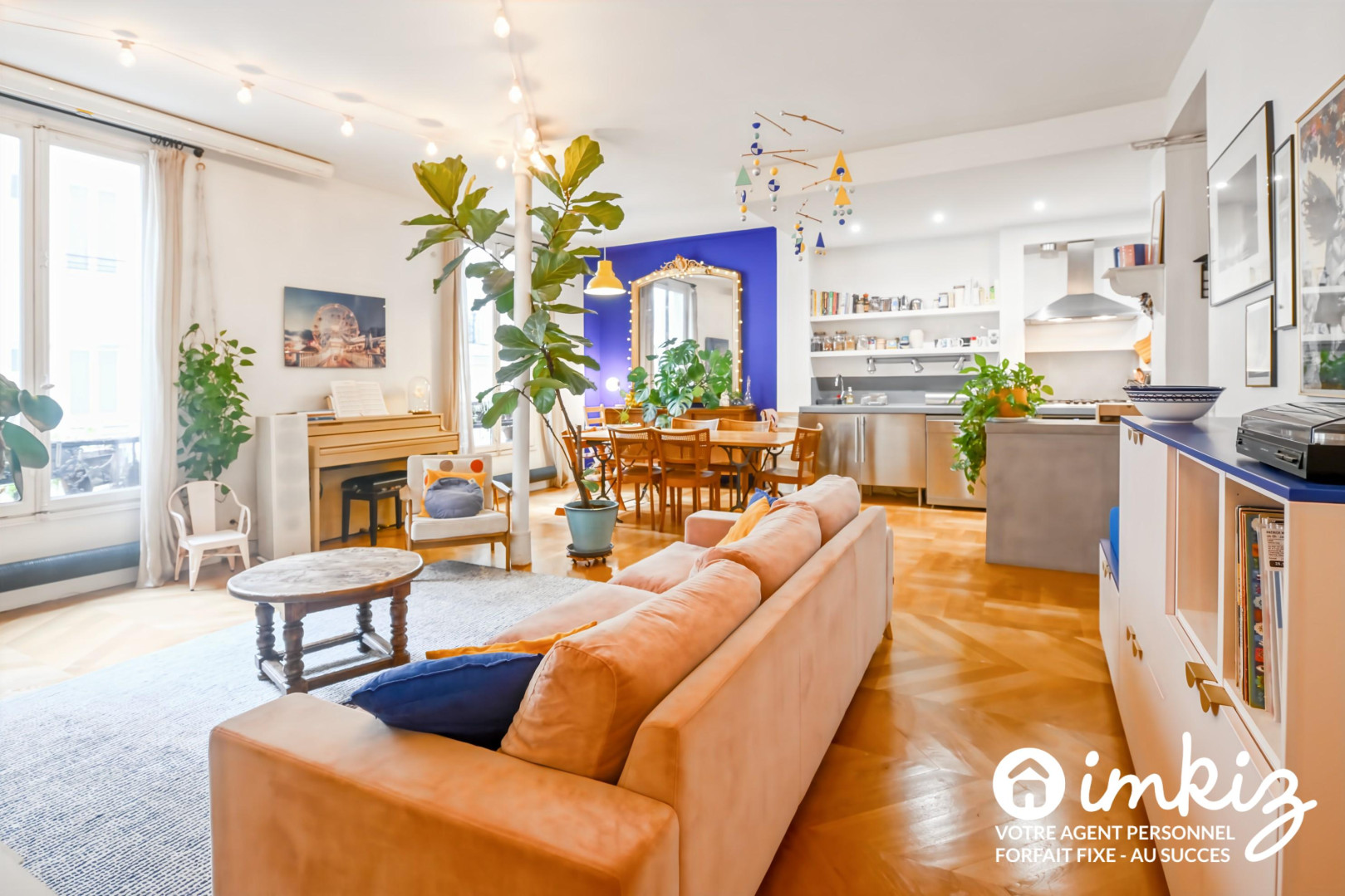 
                                                Vente
                                                 Appartement 3 pièces - calme sur cour