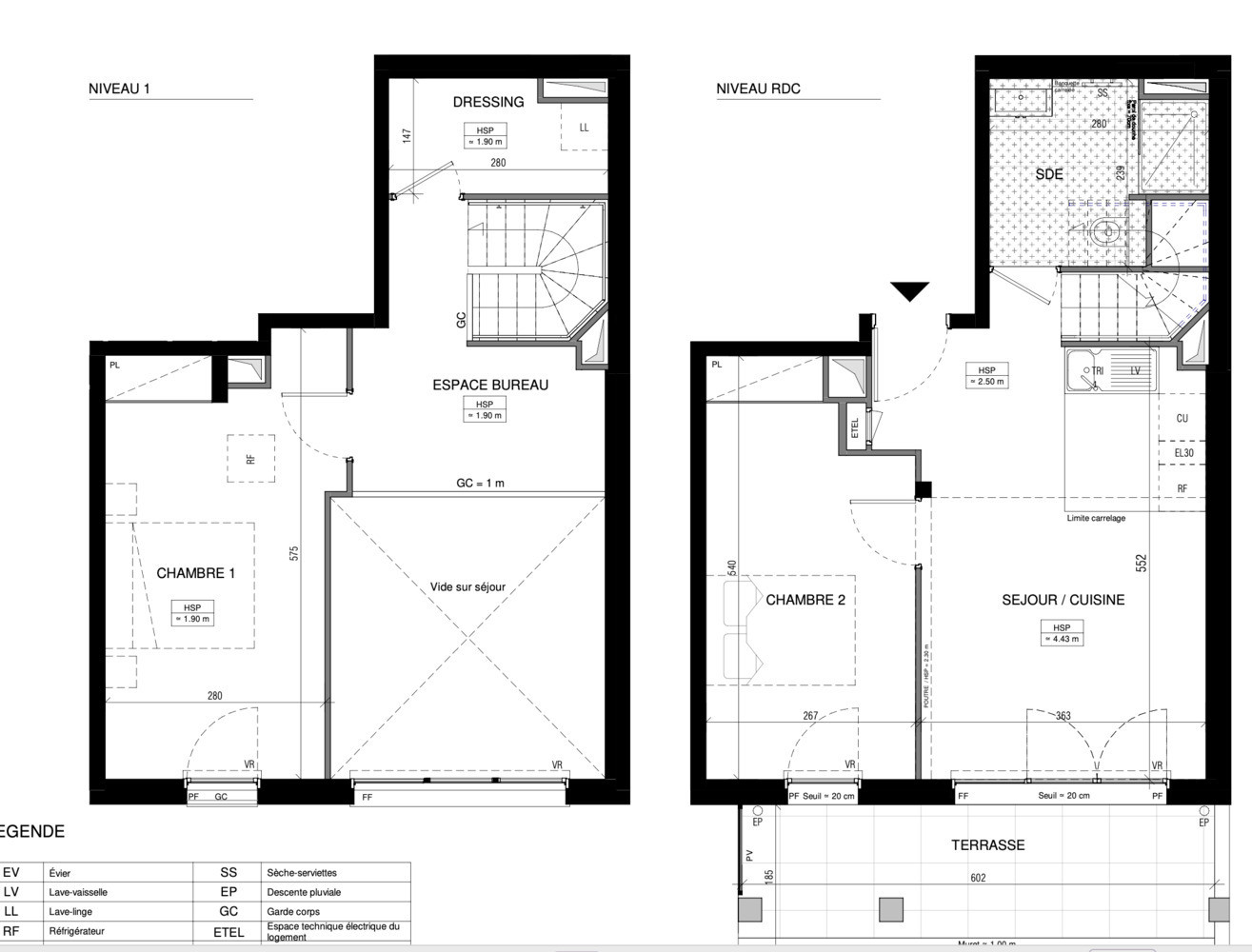 
                                                Vente
                                                 Appartement 3 pièces en duplex avec terrasse