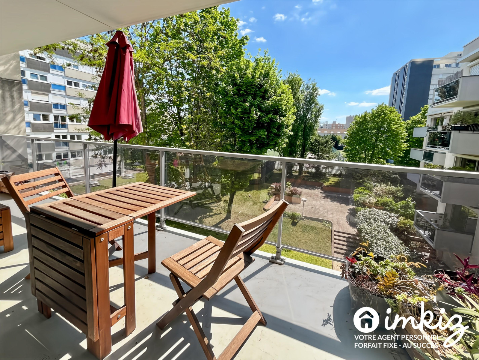 
                                                Vente
                                                 Appartement 3 pièces lumineux et calme