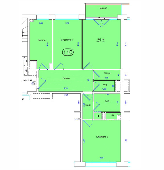 
                                                Vente
                                                 Appartement 3 pièces occupé idéal investisseur