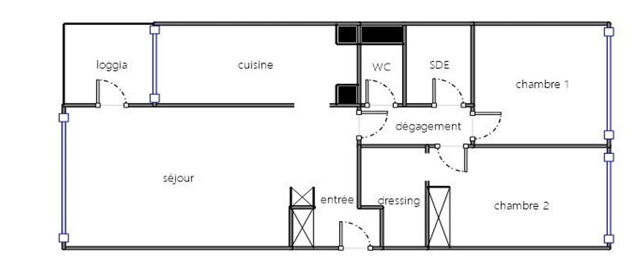 
                                                Vente
                                                 Appartement 3 pièces  rénovés - 58m² Le Pecq