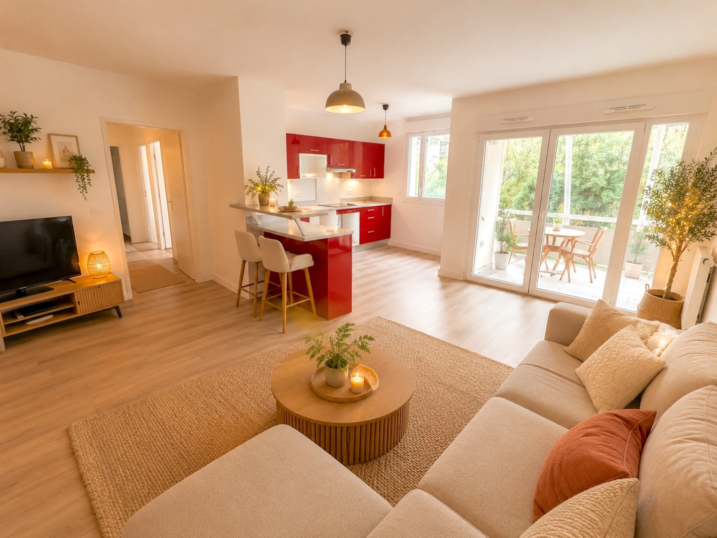 
                                                Vente
                                                 Appartement 3 Pièces - Terrasse - Bassin à Flot