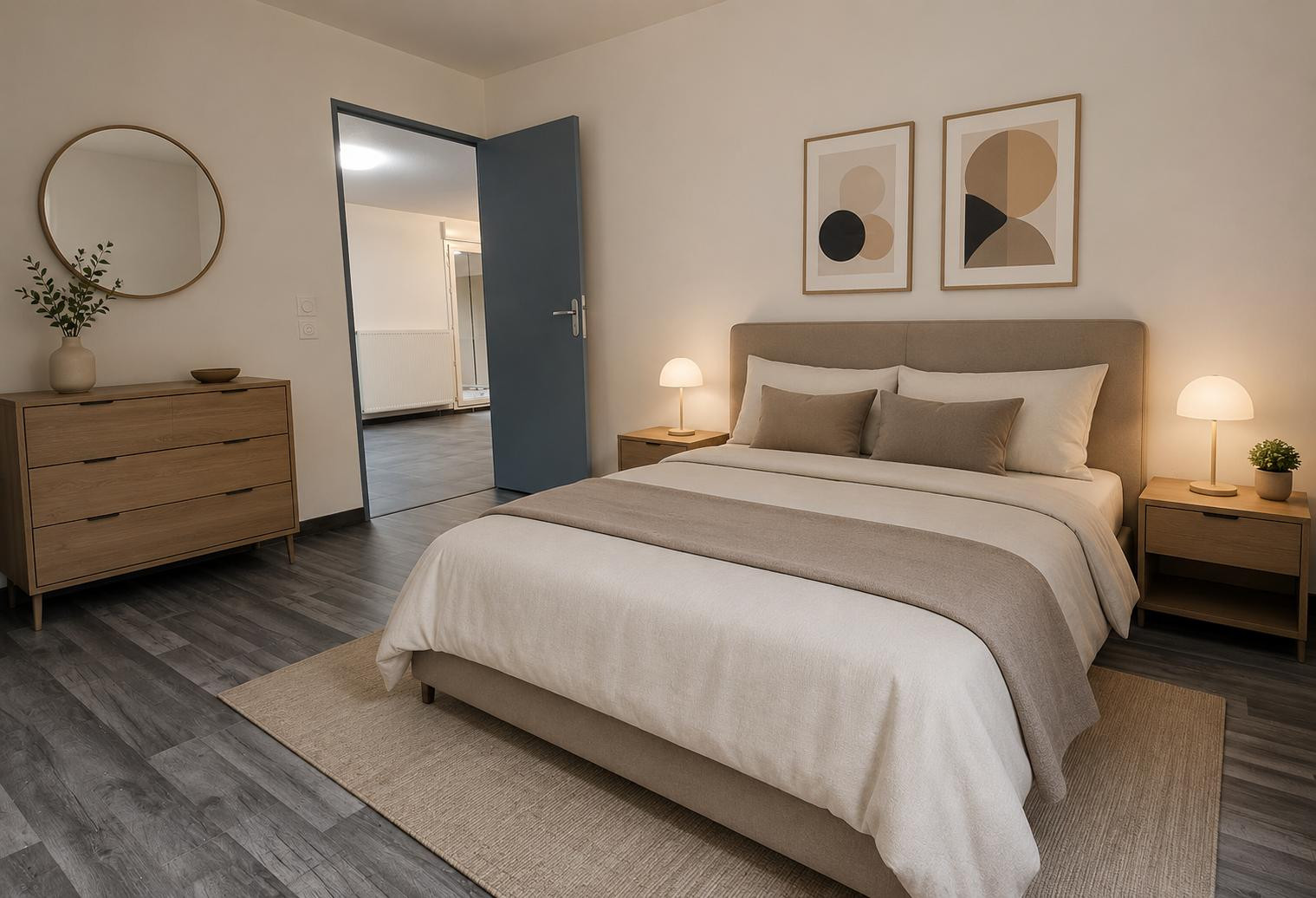 
                                                Vente
                                                 Appartement 3 pièces traversant avec balcon 10 m²