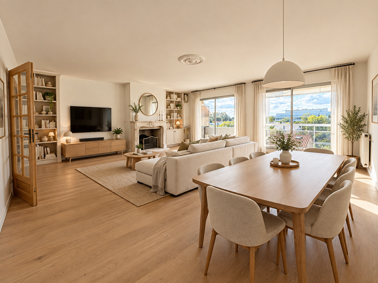 
                                                Vente
                                                 Appartement 4 pièces - 104m2 : Balcon & 2 parkings