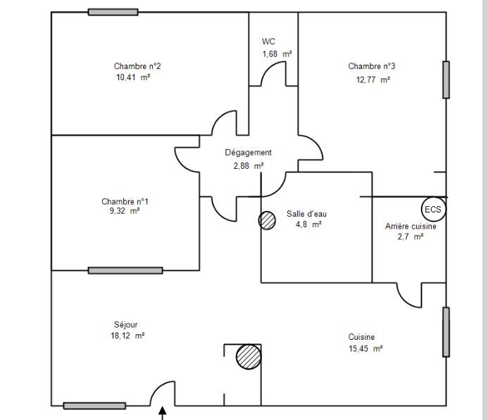 
                                                Vente
                                                 Appartement 4 pièces
