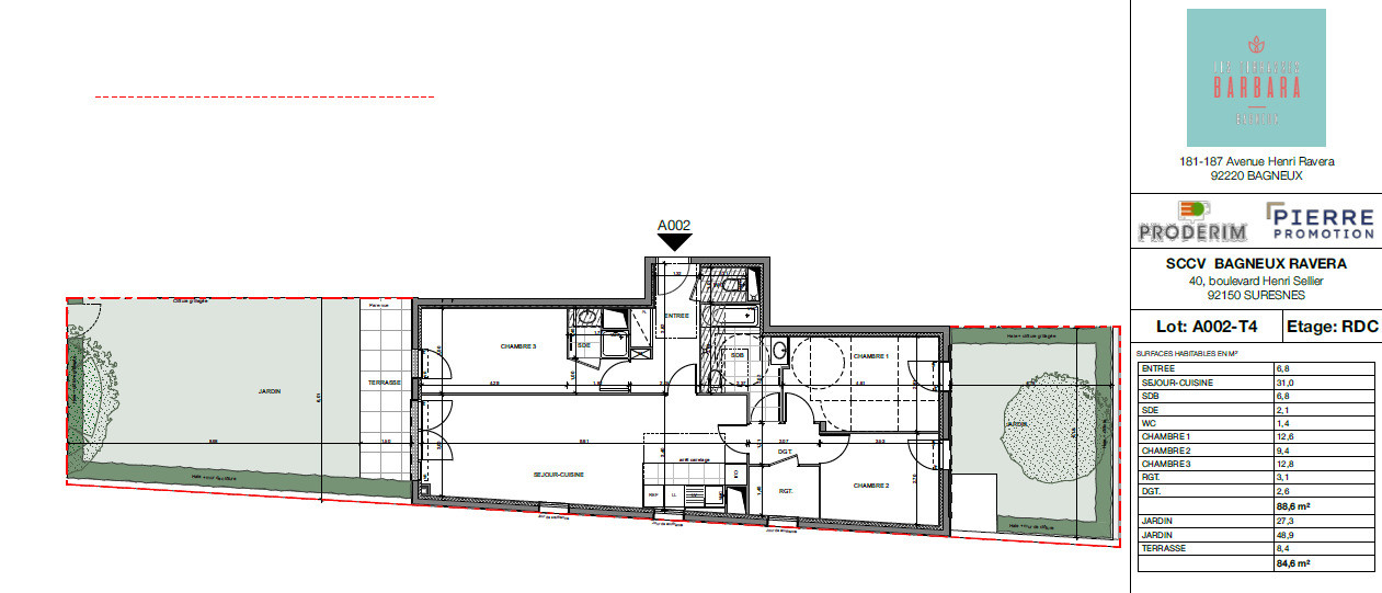 
                                                Vente
                                                 Appartement 4 pièces