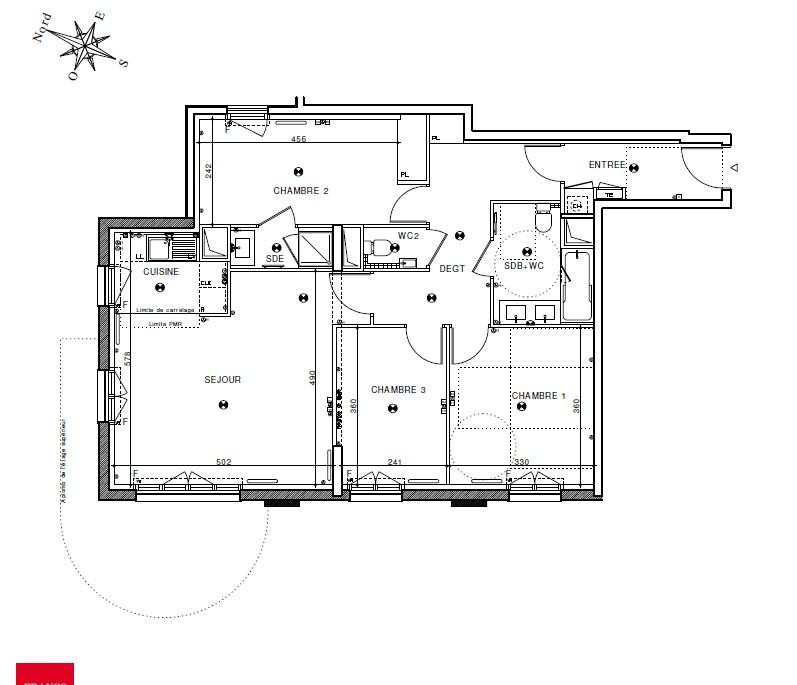 
                                                Vente
                                                 Appartement 4 pièces