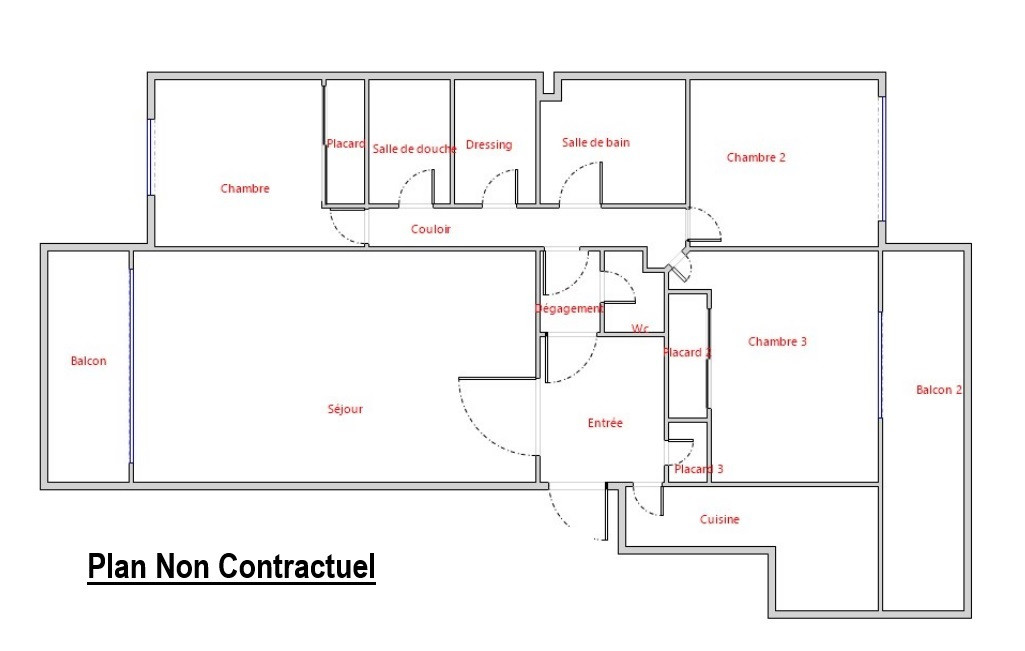 
                                                Vente
                                                 Appartement  - 4 pièces  - 94.73 m²