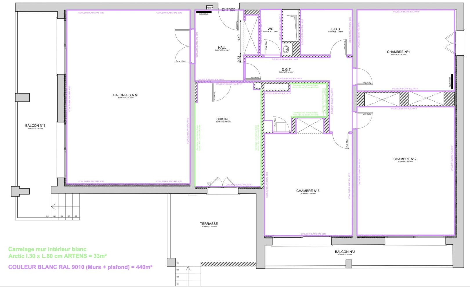 
                                                Vente
                                                 Appartement 4 pièces au calme, rez de jardin