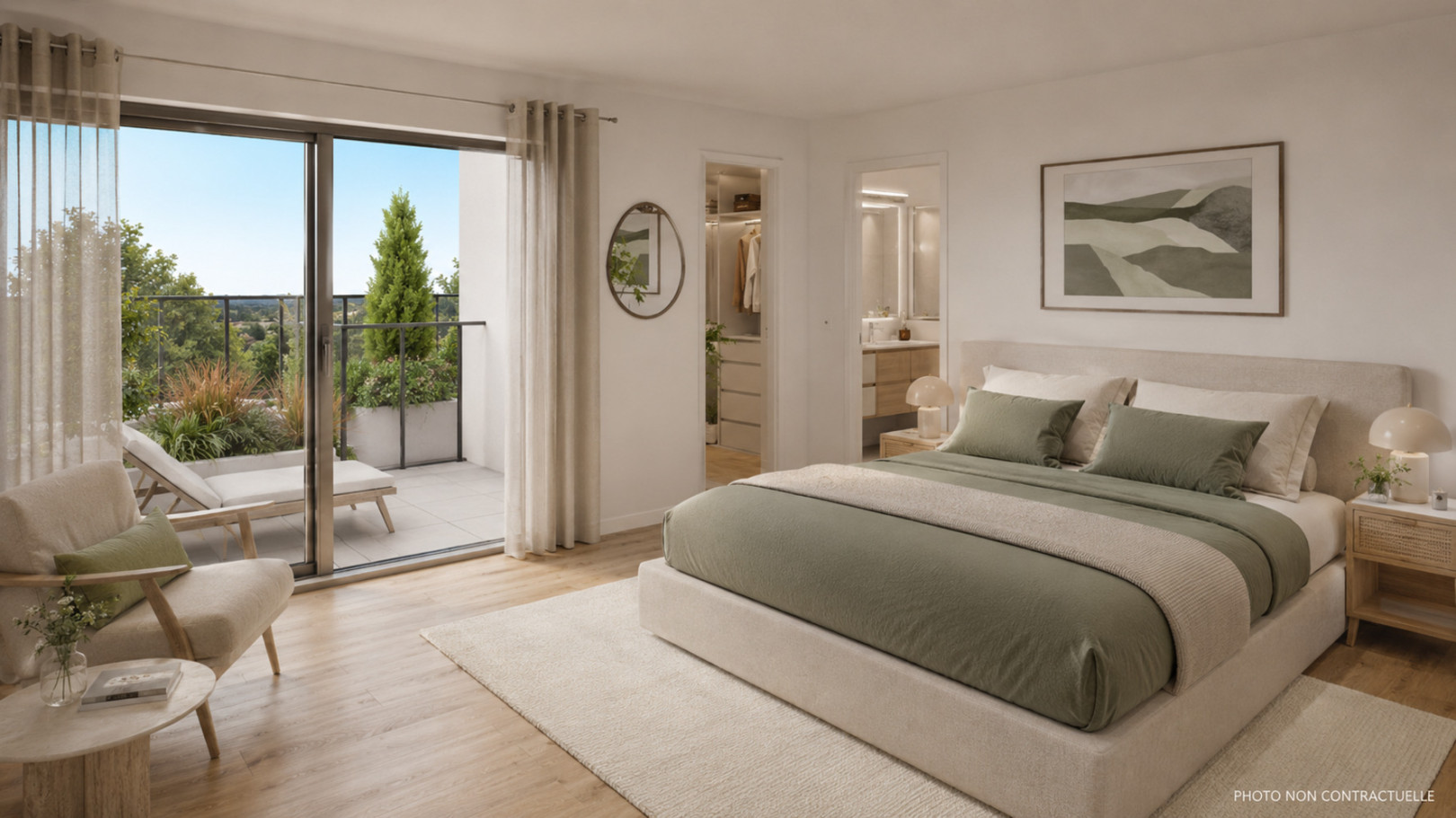 
                                                Vente
                                                 Appartement 4 pièces avec deux terrasses