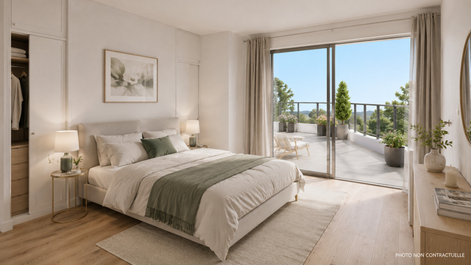 
                                                Vente
                                                 Appartement 4 pièces avec deux terrasses
