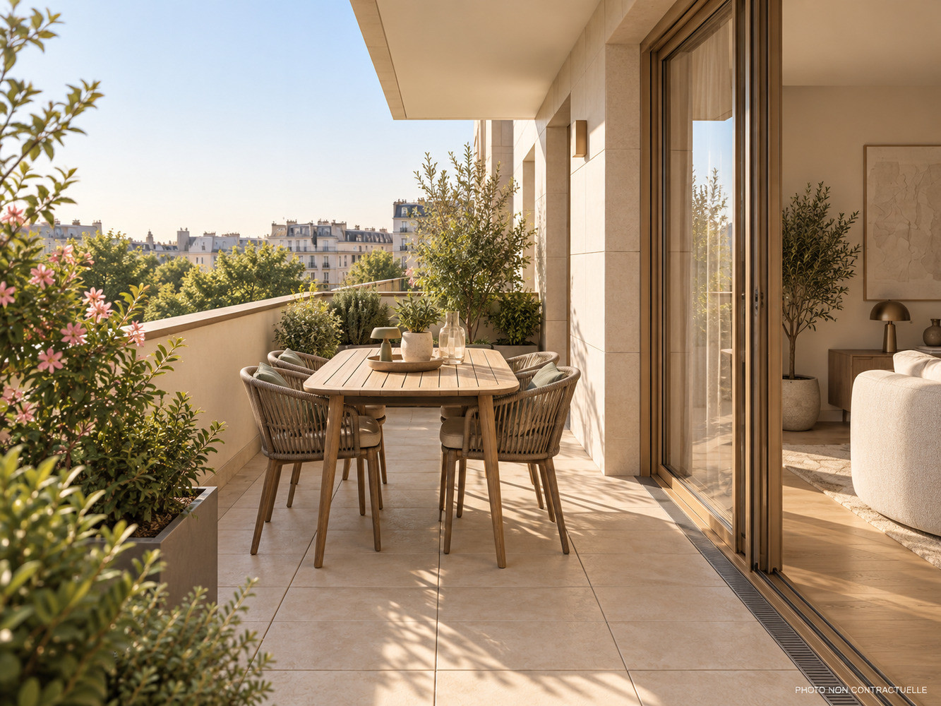 
                                                Vente
                                                 Appartement 4 pièces avec terrasse – Clichy
