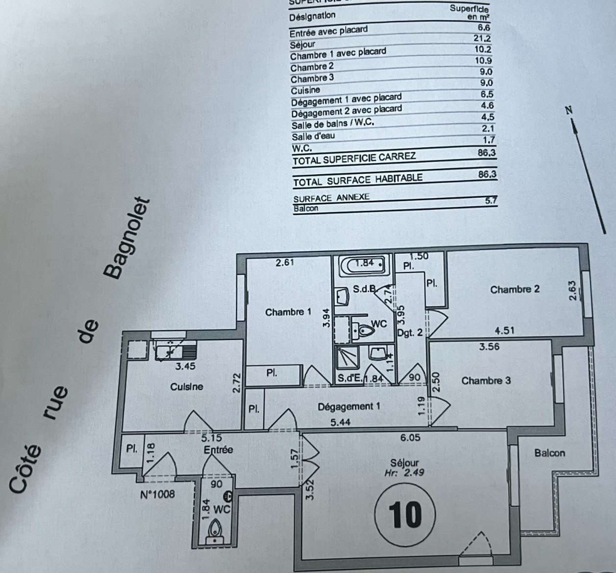 
                                                Vente
                                                 Appartement 4 pièces - Paris 20e