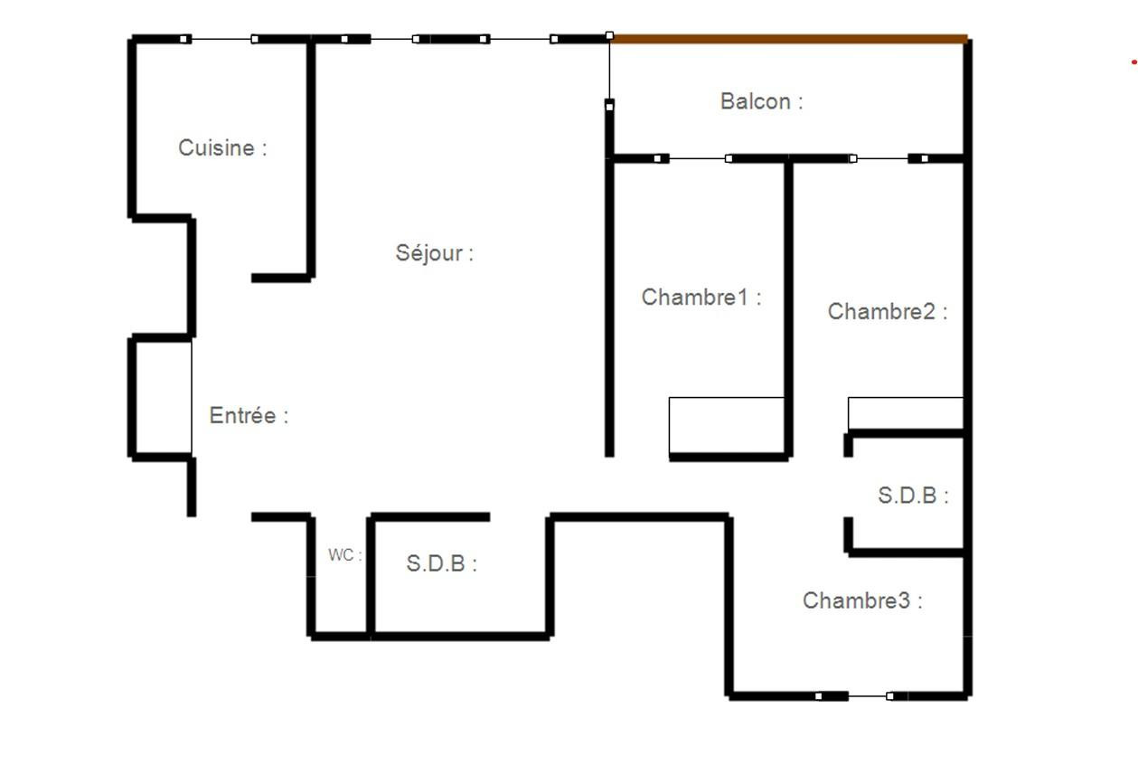 
                                                Vente
                                                 Appartement 4 pièces standing calme centre ville