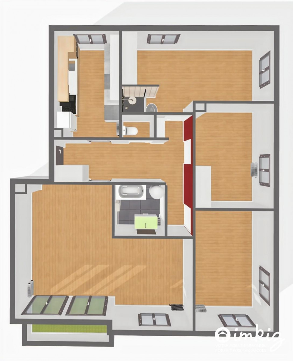 
                                                Vente
                                                 Appartement 5 pièces 85 m² au Vésinet Centre