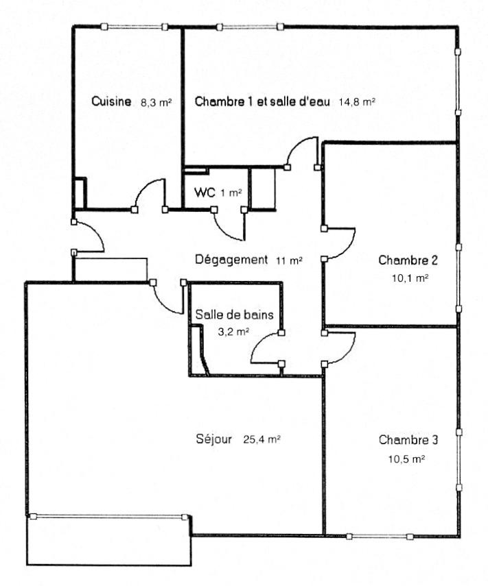 
                                                Vente
                                                 Appartement 5 pièces 85 m² au Vésinet Centre