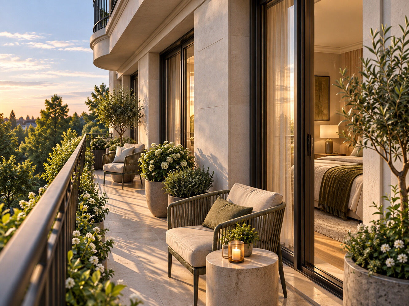 
                                                Vente
                                                 Appartement 5 pièces avec terrasse et balcon