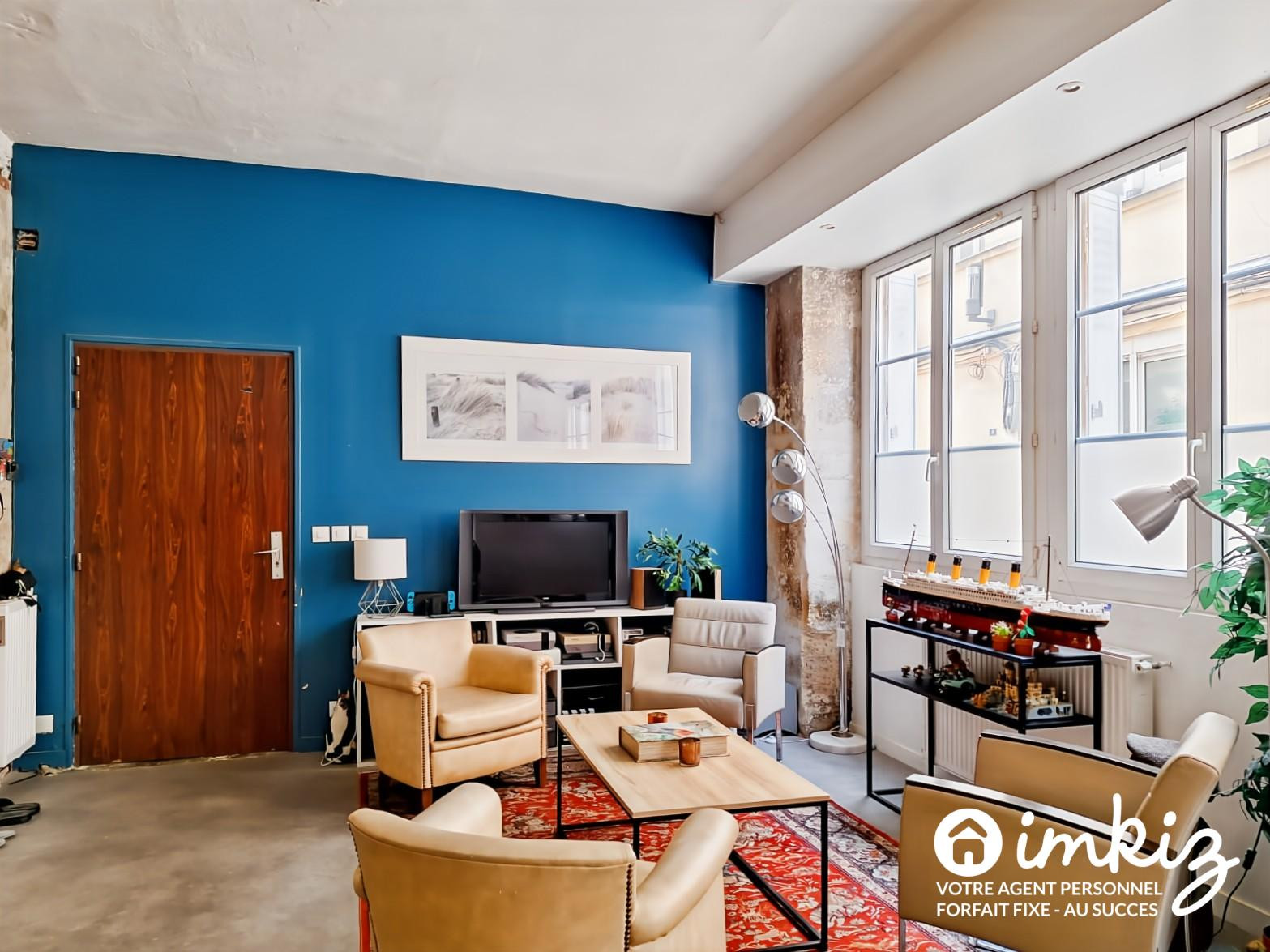 
                                                Vente
                                                 Appartement 5 pièces style loft dans passage privé