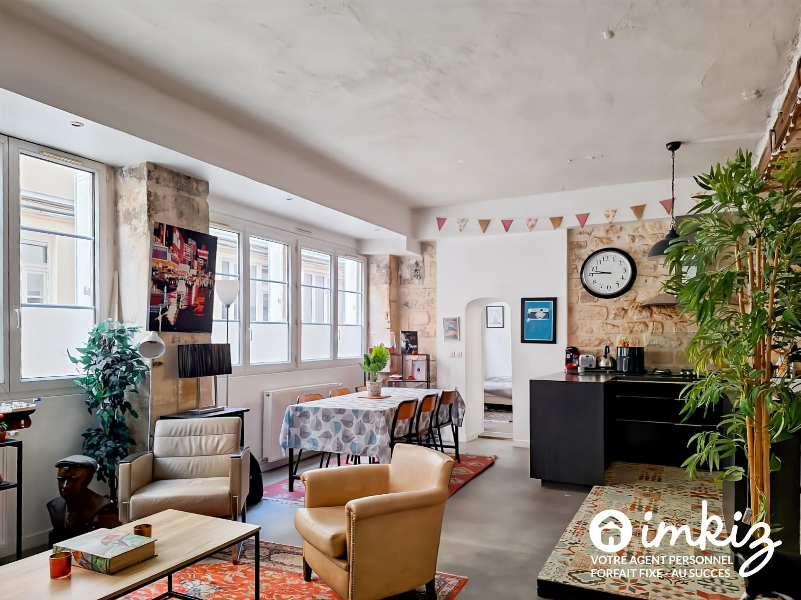 
                                                Vente
                                                 Appartement 5 pièces style loft dans passage privé