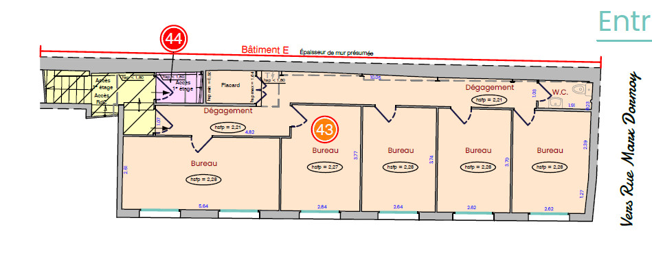 
                                                Vente
                                                 Bureau à aménager - Paris 18e