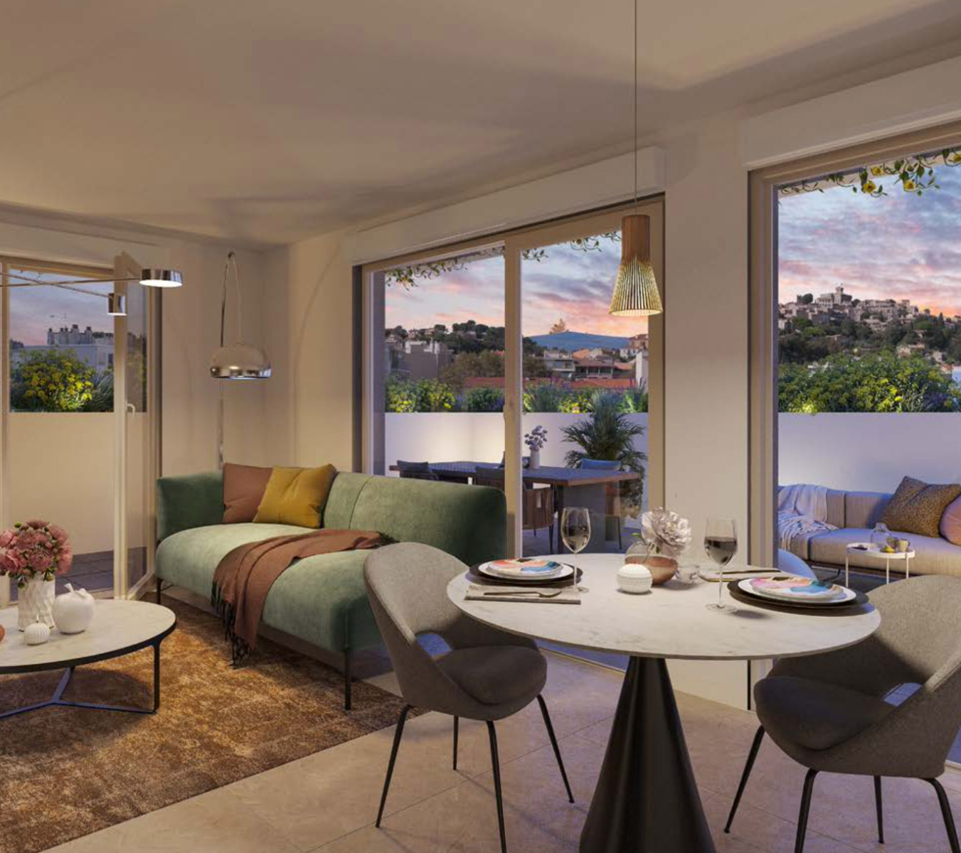 
                                                Vente
                                                 Appartement  - Appartement  - 4 pièces  - 61.56 m²