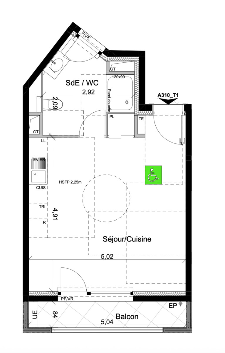 
                                                Vente
                                                 Appartement  - Appartement  - Studio  - 32.8 m²