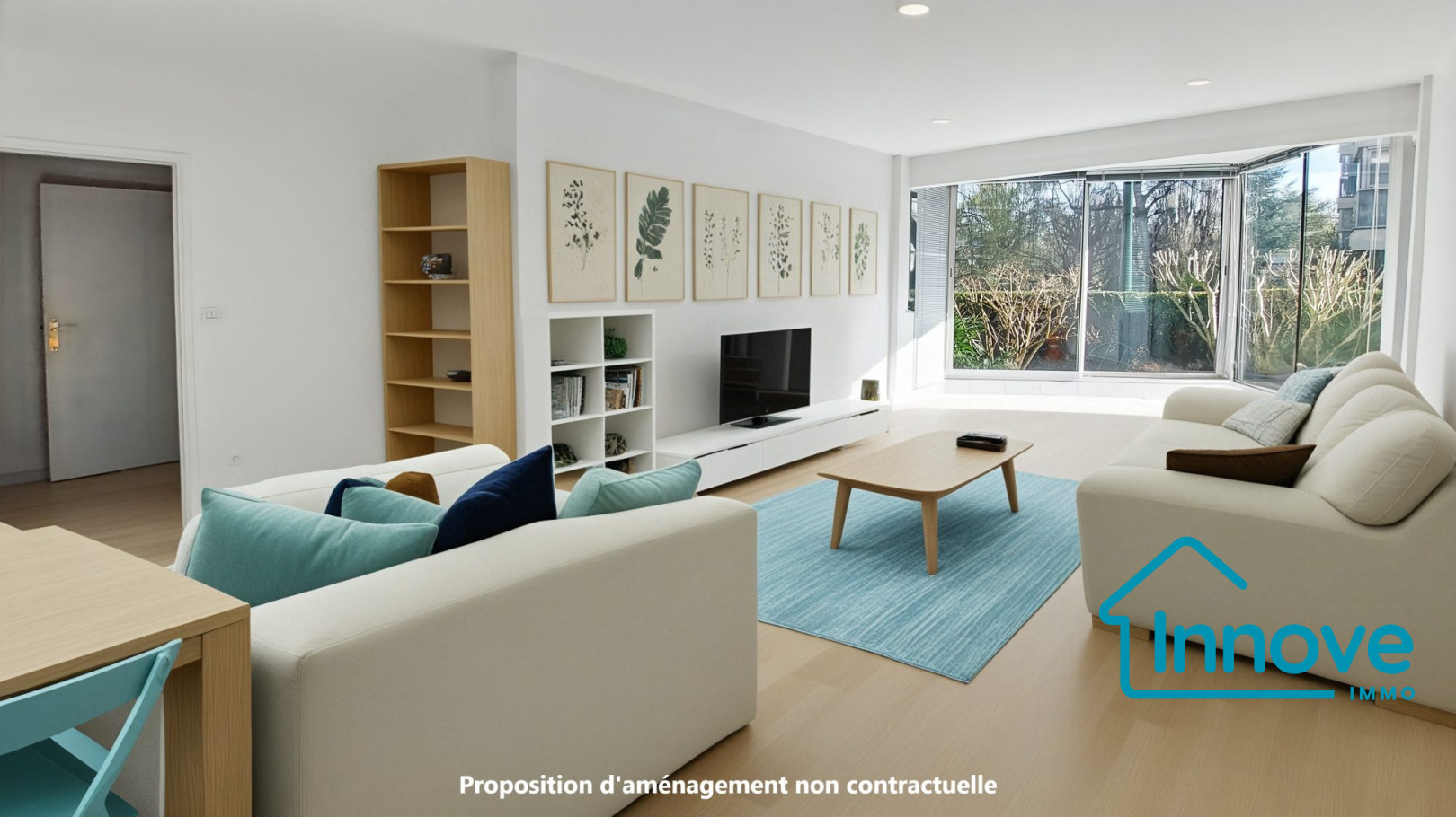 
                                                Vente
                                                 APPARTEMENT AVEC JARDIN - 3 PIECES - 65 m² - LE CHESNAY-ROCQUEN