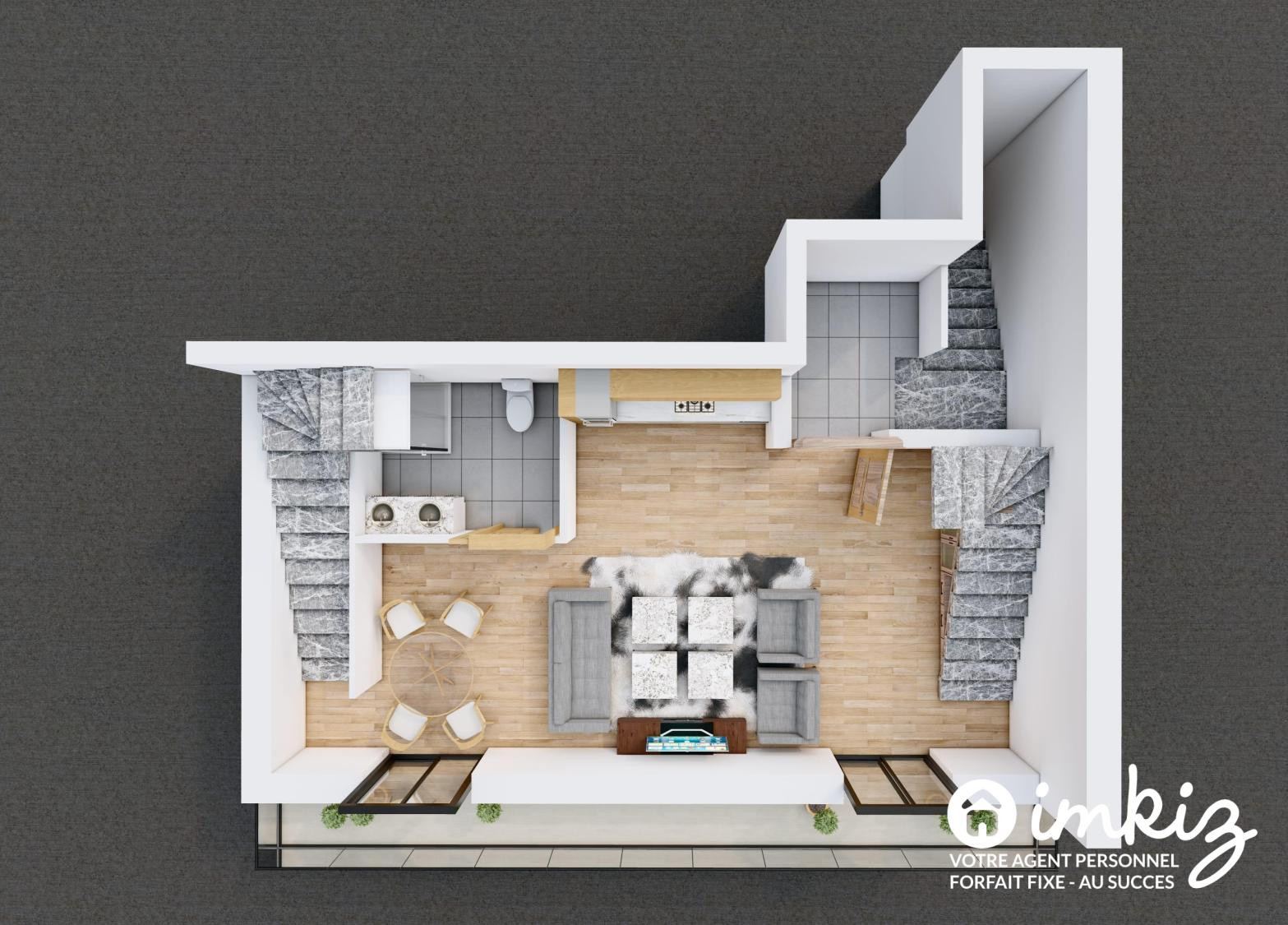 
                                                Vente
                                                 Appartement brut 3 pièces à Palavas