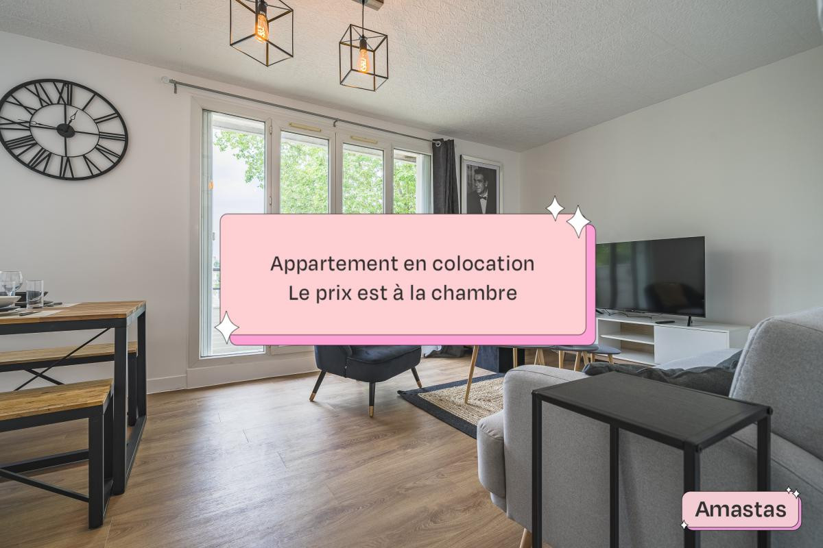 
                                                Colocation
                                                 Appartement en colocation - 4 chambres - Noisy le grand