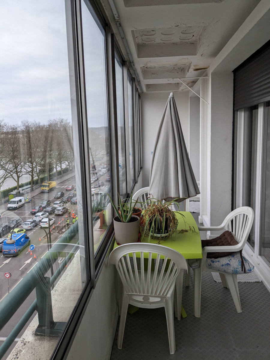 
                                                Vente
                                                 appartement F3 centre Rouen vue Seine