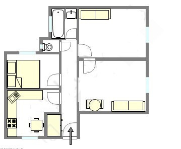 
                                                Colocation
                                                 Appartement F3 en colocation à Paris 75011