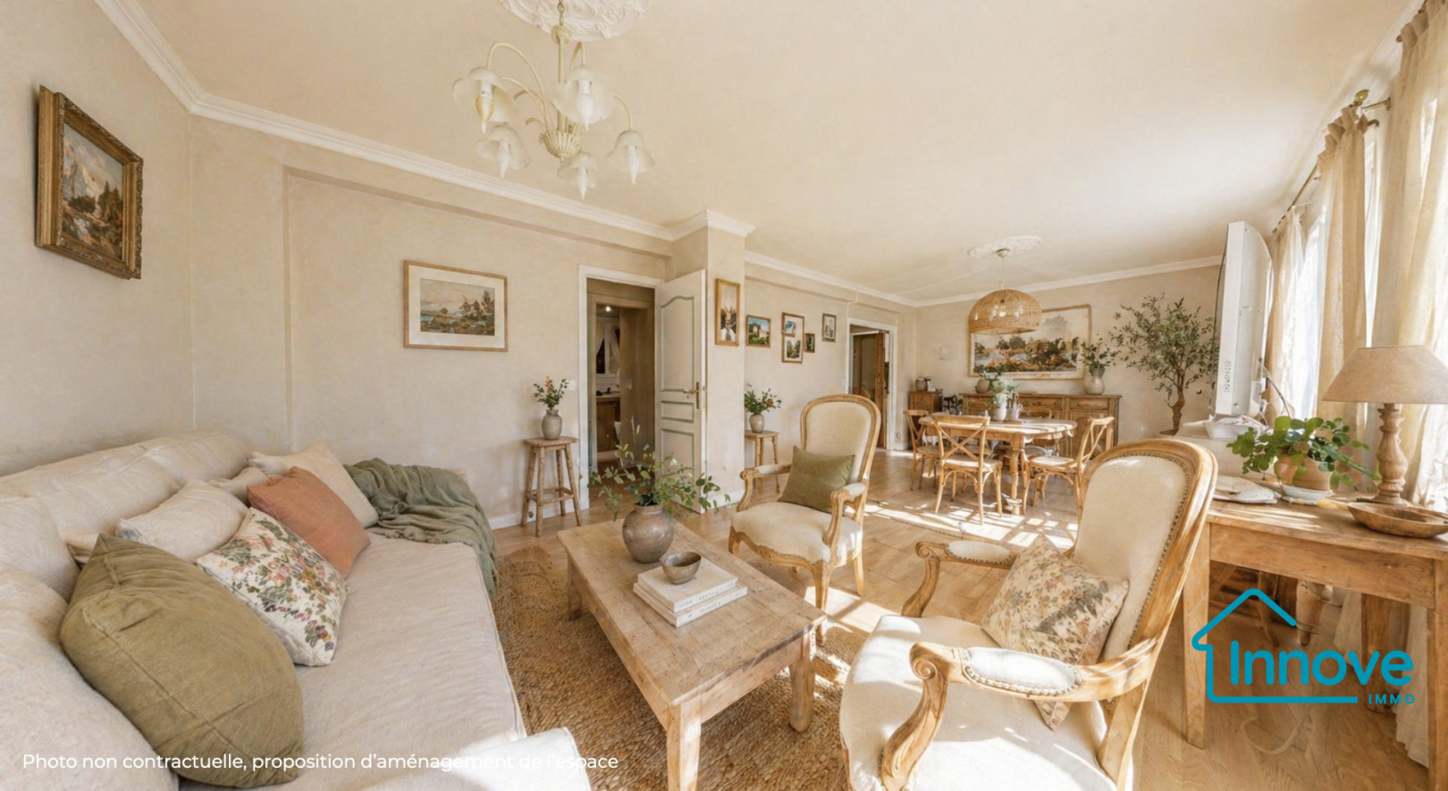 
                                                Vente
                                                 APPARTEMENT FAMILIAL, PROCHE GARE ET COMMERCES