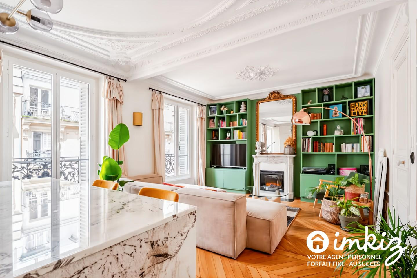 
                                                Vente
                                                 Appartement haussmannien haut de gamme