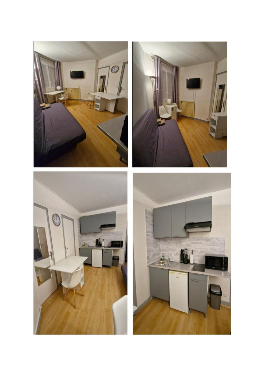 
                                                Location
                                                 Appartement meublé 18m²