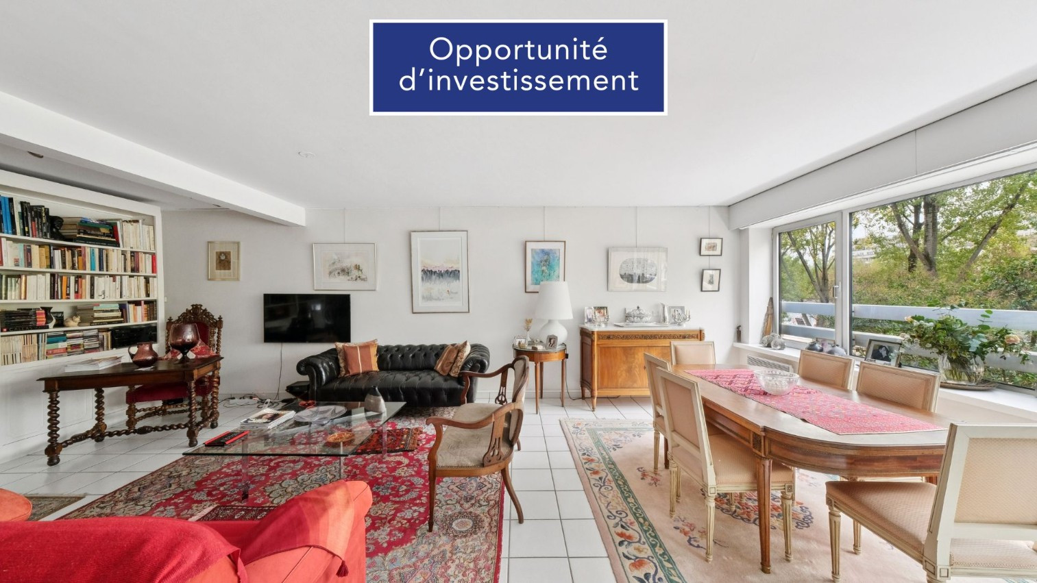 
                                                Viager
                                                 Appartement occupé quai de la Seine