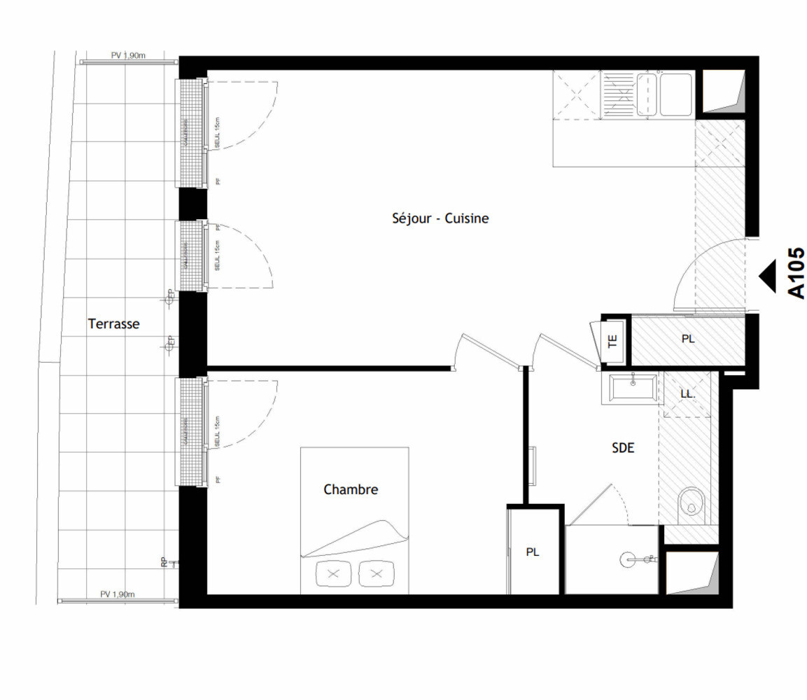 
                                                Vente
                                                 Appartement  pièces à Issy les Moulineaux de 90m2