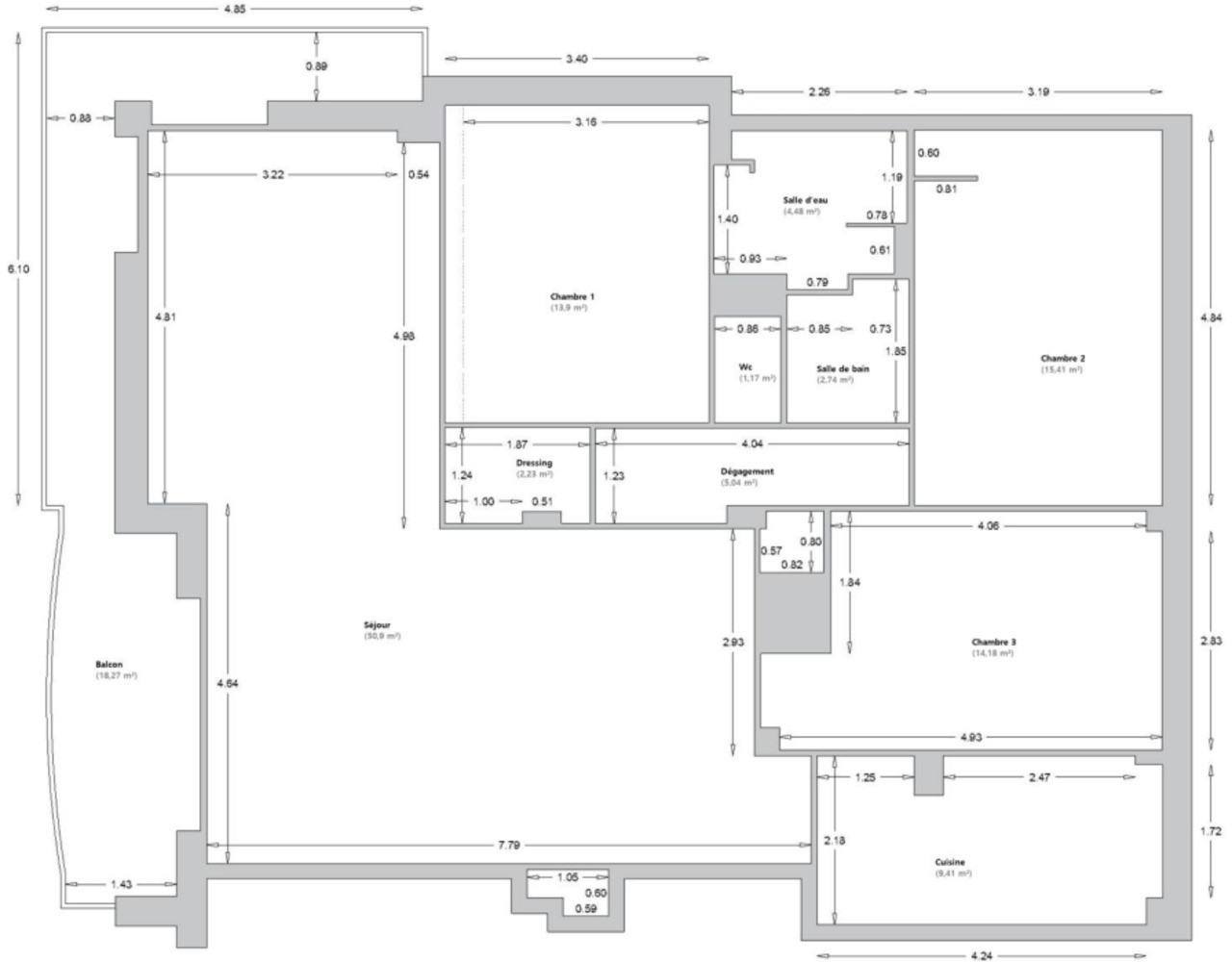 
                                                Vente
                                                 Appartement Quartier Galvents 92140 Clamart