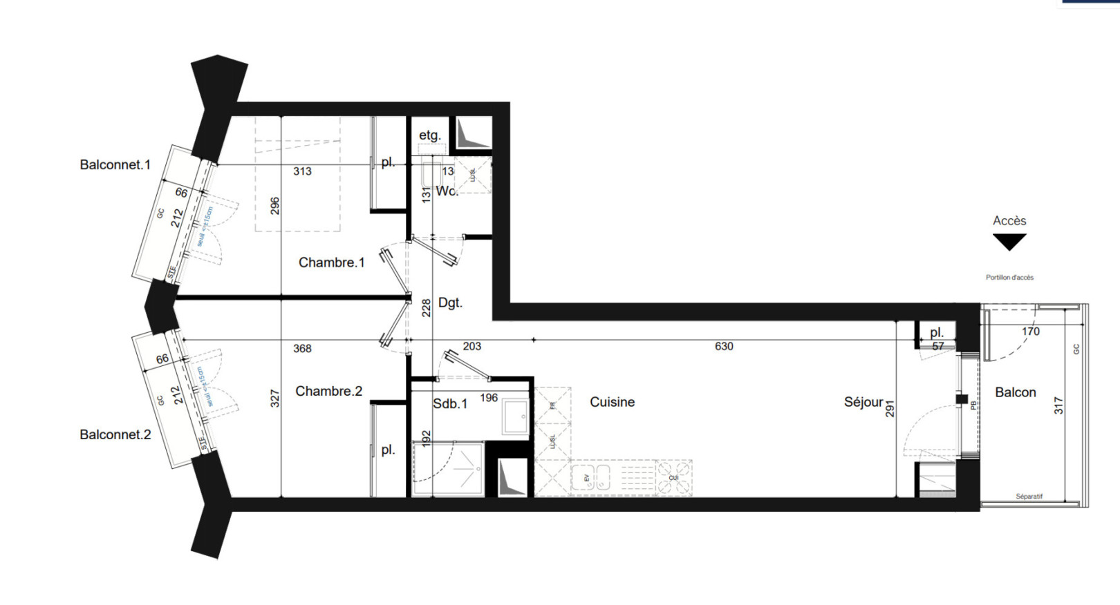 
                                                Vente
                                                 Appartement rare T3 Paris 18ème