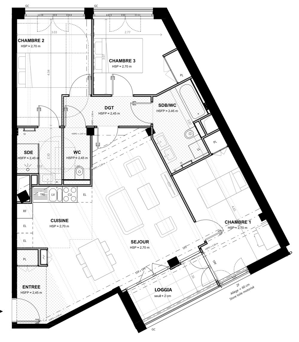 
                                                Vente
                                                 Appartement rare T4 de 88m2 à Paris 16ème