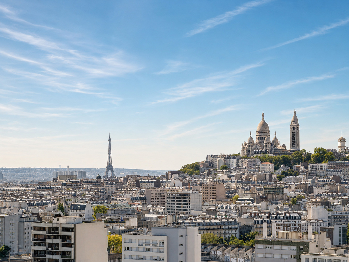 
                                                Vente
                                                 Appartement Rénové avec balcon Vue Panoramique - Quartier Chapelle, Paris