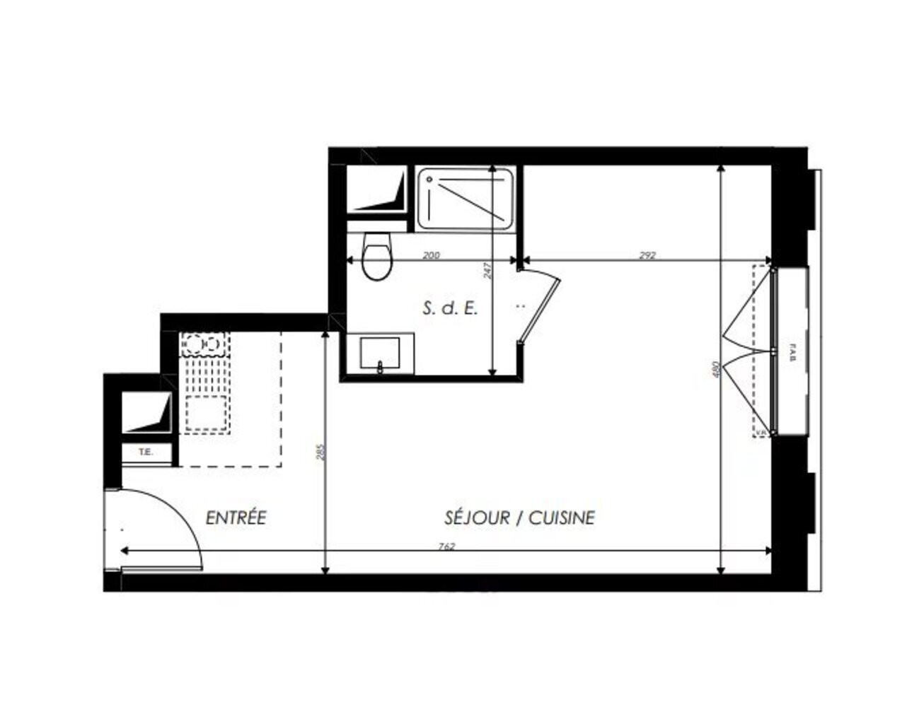 
                                                Vente
                                                 Appartement studio à Courbevoie