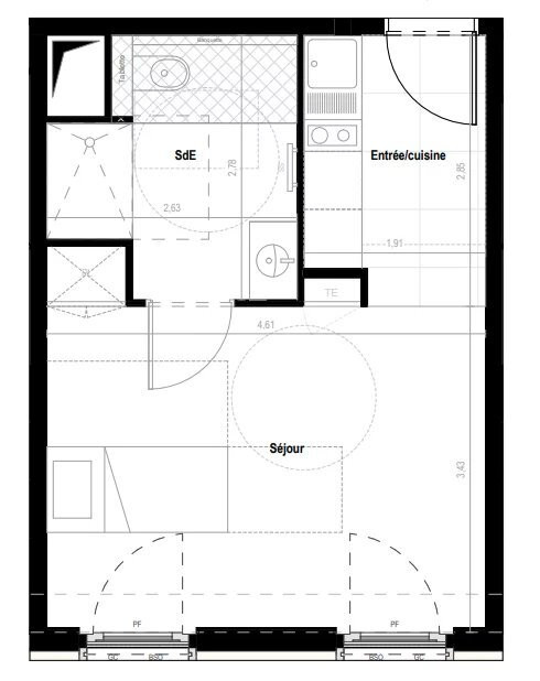 
                                                Vente
                                                 Appartement T1 à Boulogne-Billancourt