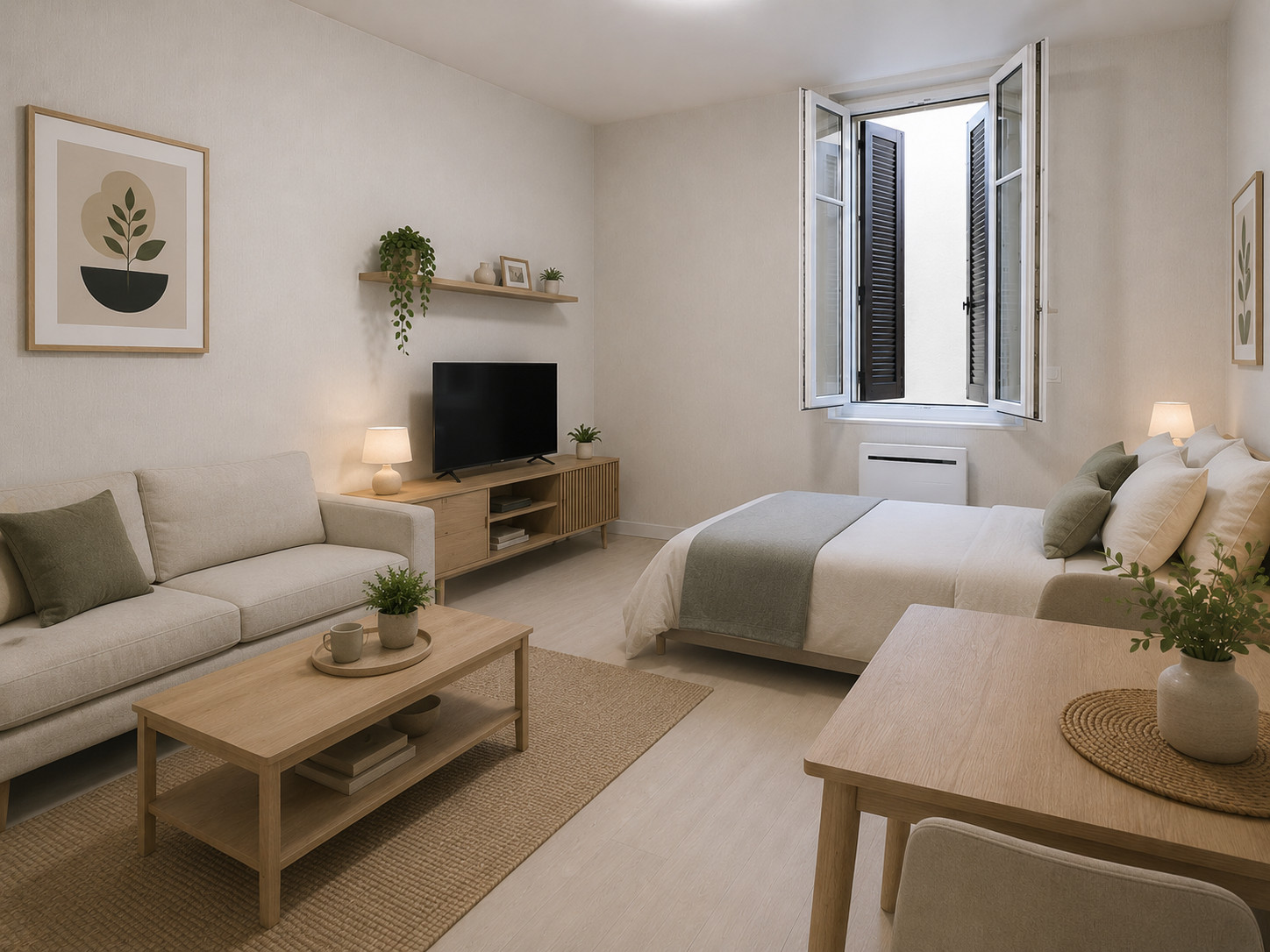 
                                                Vente
                                                 Appartement T1 bis Lumineux et Cosy - Nature et Ville sont réunies