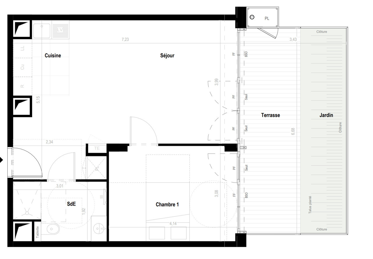
                                                Vente
                                                 Appartement T2 a Boulogne-Billancourt