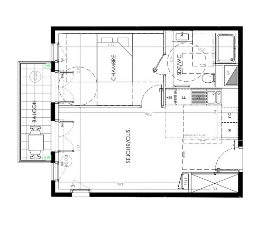 
                                                Location
                                                 Appartement T2 à louer