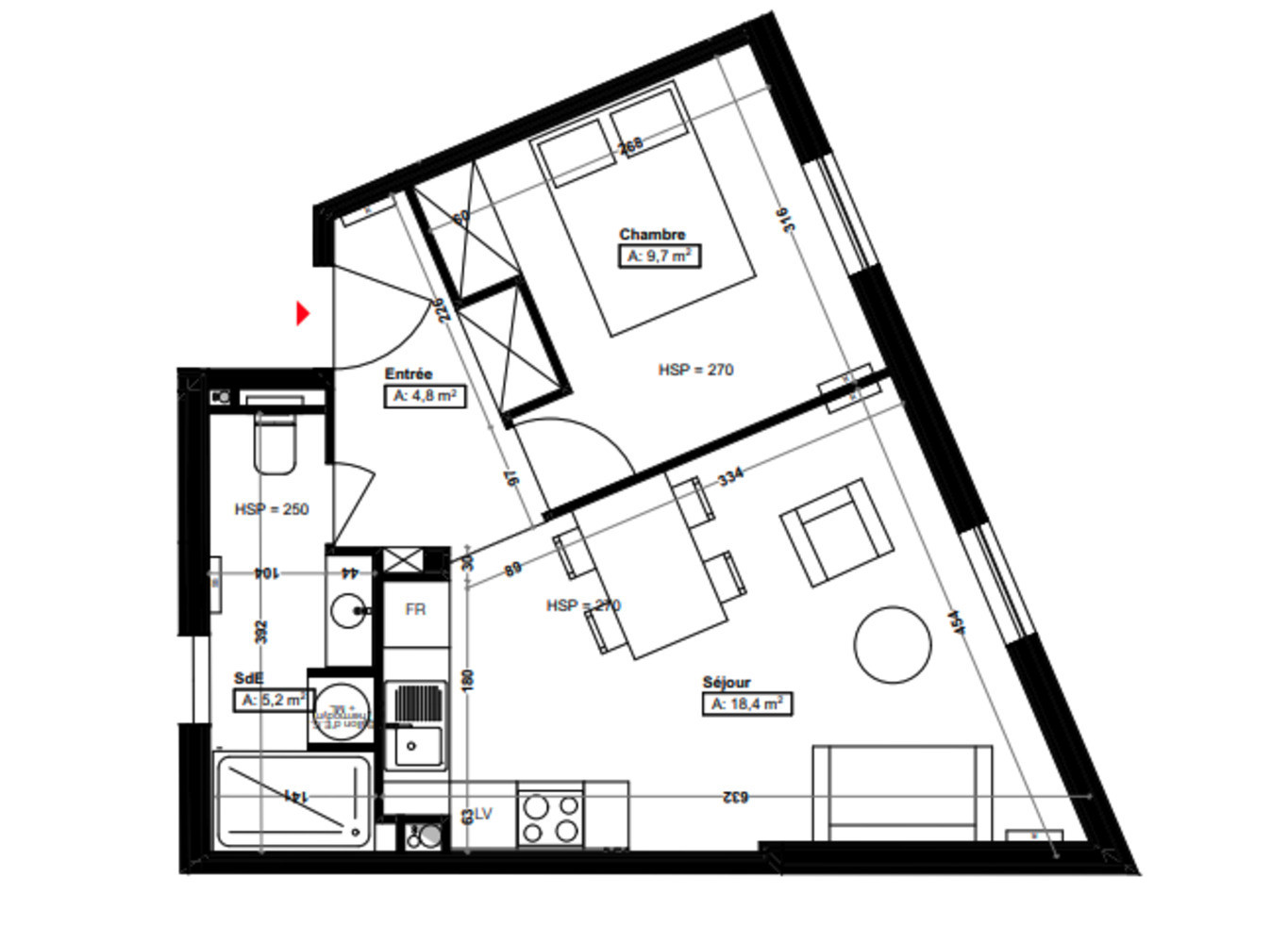 
                                                Vente
                                                 Appartement T2 à Paris 14ème