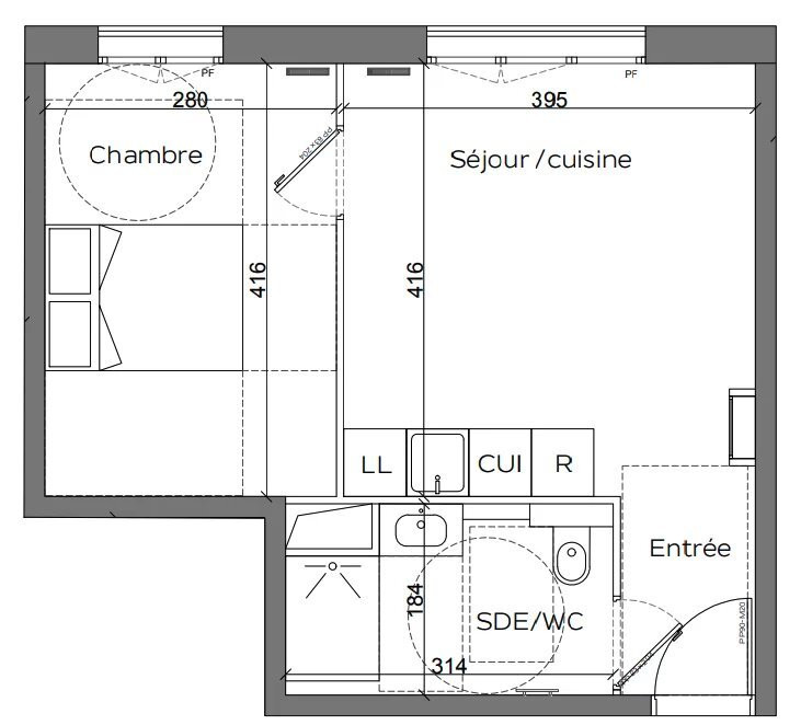 
                                                Vente
                                                 Appartement T2 à Suresnes